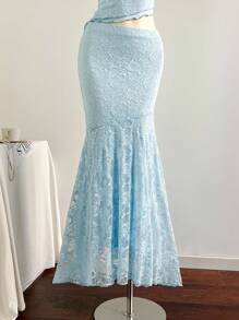 Soleia 女士日常两件套服装 - 藍色 - 查看 3