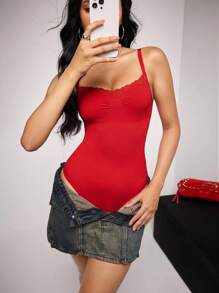 SuitURBody Women Solid Color Seamless Shapewear Jumpsuit UnderwearOuter