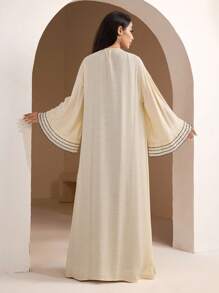 Veilorie 女式宽松喇叭袖阿拉伯长袍夹克