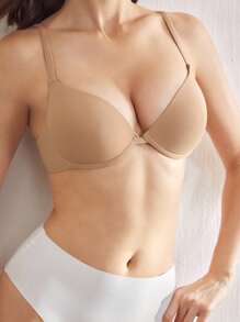 Ocili Leisure 5pcs/Set Minimalist French Style Wired Padded Bra, Lift & Enhance For Small Bust - Multicolor - View 5