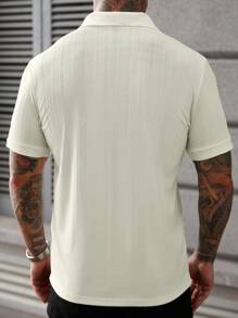 Manfinity Homme 夏季大码男士休闲纯色短袖 Polo 衫