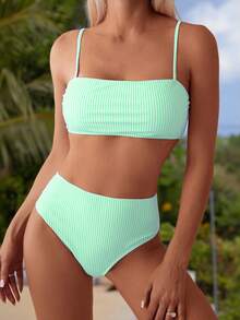 Swim Mod Women's Random Printed Bikini Set, 2 Pieces Bathing Suits Summer - Multicolor - View 6