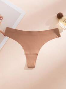 SHEIN 12pcs Assorted Invisible No-Show Thong Panties For Women, Suitable For Bridal Gowns And Dresses - Multicolor - View 7