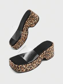 Sugerpunk Czarne kwadratowe noski, grube dno, sandały na koturnie, pasek z klamrą, gruby obcas, platforma, odkryte palce, rzymskie buty dla kobiet, nowości z 2025 r. - Brązowy - Zobacz 14