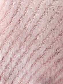 Easowa Solid Color Stand Collar Ribbed Women's Casual Basic Top T-Shirt