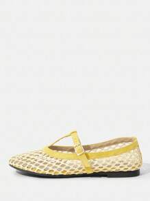 Styleloop Women's Woven Rope Platform & Wedge Sandals, Boho Style, Retro American, Bohemian, Western Music Festival, Party Outfit, Thick Sole Shoes