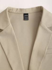 Sweetra 法式迷你套装，性感紧身胸衣连衣裙女士套装 - 卡其色 - 查看 8