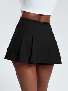 SHEIN Cheerettes 女式简约纯色运动短裙运动裙