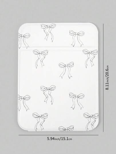 Kawaii Cute Minimalist Foldable Vanity Mirror With Pink 3D Bow, Compact Makeup Mirror, Suitable For Gift, Home, Makeup
