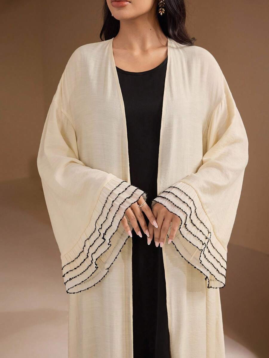 Veilorie 女式宽松喇叭袖阿拉伯长袍夹克