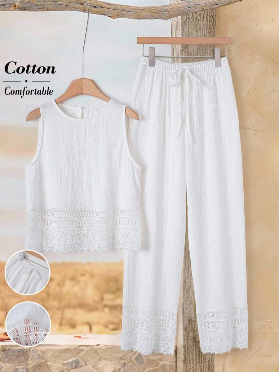 Rusticease 女士优雅褶皱V领杏色短袖衬衫 - 白色 - 查看 1