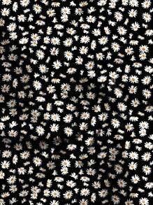 EMERY ROSE 大码女式夏季波西米亚风母亲节雏菊印花复古吊带背心，适合外出穿着 - 黑色 - 查看 3