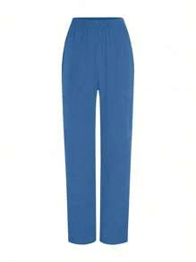 TaskEZ V-Neck Scrub Top With Pocket And Pants, /Nurse Scrub Uniform Set