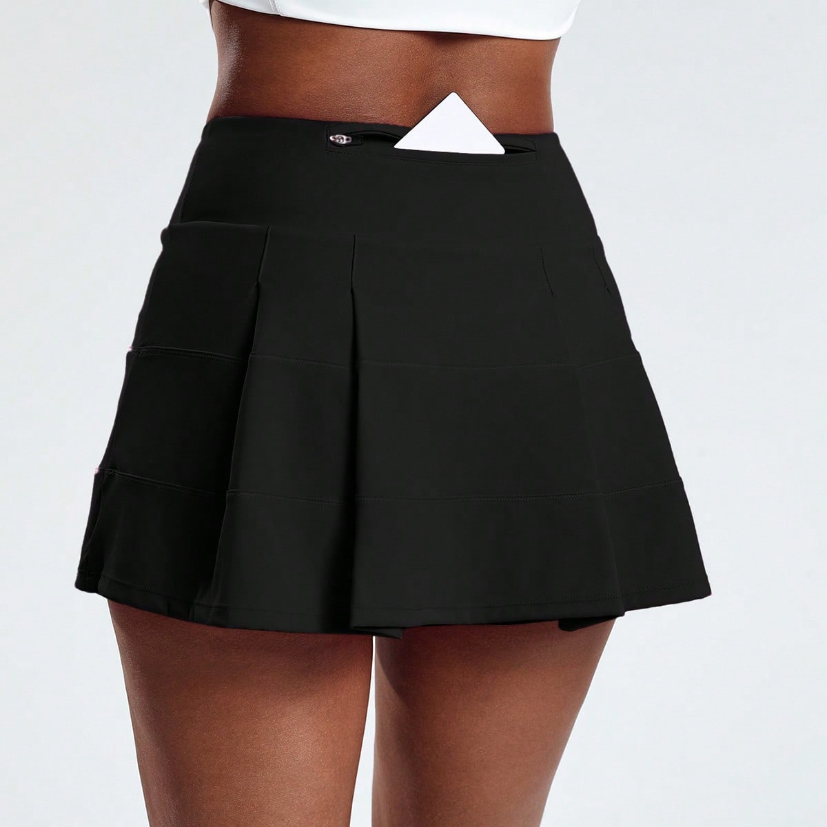 Falda pantalón deportiva de mujer de unicolor y sencilla