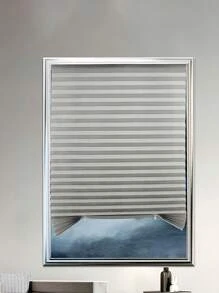 1pc Self Adhesive Blinds Room Darkening Blind,Zebra Window Blinds Room Darkening Shade Curtain Roll Up And Pull Curtain For Window French Door Shades For Kitchen Bathroom Gifts Birthday Graduation