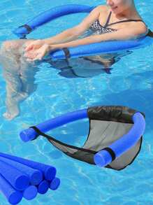 1 pièce Chaise de piscine confortable en maille - Détendez-vous et flottez avec style avec cet équipement de piscine, lit flottant de piscine, anneau flottant, convient pour les vacances d'été, Noël, comme cadeau de vacances