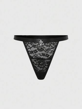 Goth Perizoma in pizzo stile gotico scuro per taglie comode