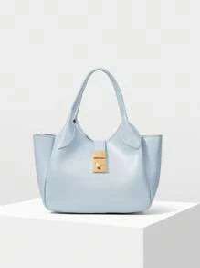 MOTF PREMIUM 时尚多功能日常五金配件顶部提手包 - 藍色 - 查看 1