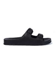 Women's Flip Flops Duo Day IP83704 BE074 - Black - View 1