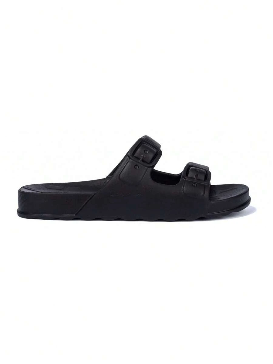 Women's Flip Flops Duo Day IP83704 BE074 - Black - View 1