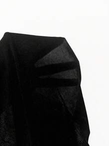 BamGleam Vestido de tirantes plisado y ajustado, de moda para el verano - Negro - Ver 7