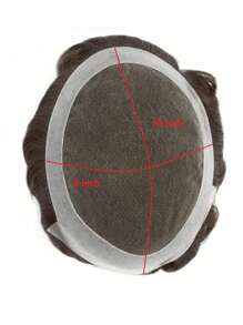 TrueHD Men Toupee Natural Skin Hairline Australia Base Swiss Lace Human Hair Durable Hair System Men's Capillary Prosthesis Male Wig - SNatural - View 4