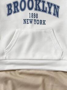 SHEIN Playful Pals 2pcs/Set Infant/Baby Boys Casual Outfit, Including White Graphic Print Hooded Sleeveless Vest & Blue Elastic Waist Pocket Denim Shorts, Suitable For Casual, Sports, Daily Wear, Outings, Traveling Summer Outfits Boy Summer Outfits Infant Outfit Sets Boys Outfit Sets Summer Boy Clothes For Kids 3t Boy Clothes For Toddlers Kids Boys Clothing Summer Clothes For Boy Toddlers - Multicolor - View 5