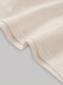 SHEIN MOD Twist-Vorderseite gerippter Strick Bodycon Sommer Bandeau-Top