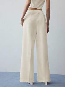 MOTF STUDIO PRESS CREASE SLANT POCKET PANTS - Apricot - View 2