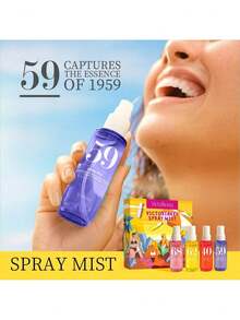 SHEIN 1 Set (4 Bottles) 400 Ml Digital Perfume, Long-Lasting Fragrance, Simple Design, Suitable For Weddings, Birthdays, - Multicolor - View 4