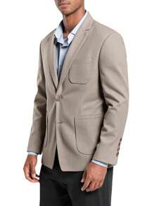 brave soul Checked Blazer, Grey - Grey - View 2