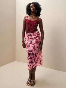 Zolique Women's Fashion Sexy Mesh Print Skirt, Summer Fall Cloth For Women - Multicolor - View 1