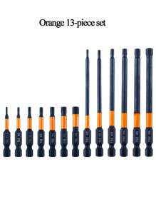 Screwdriver With Anti Slip And Impact Resistant Screwdriver Bits,Tool Accessories - Black - View 8