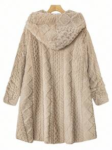 SHEIN Clasi Manteau à capuche zippé texturé et moelleux pour femmes grandes tailles, chaud et en polaire, automne, hiver, nouveauté 2025, confortable et chaud contre le froid'} {'translate_fr':'Manteau décontracté à manches longues avec poches pour femmes grandes tailles, automne, hiver, vintage, sortie, automne, hiver, bureau, chic, costumes d'Halloween, style old money'} {'translate_fr':'Manteau réversible à capuche, à manches longues et avec poches pour femmes grandes tailles, automne, automne - Kaki - Voir 12
