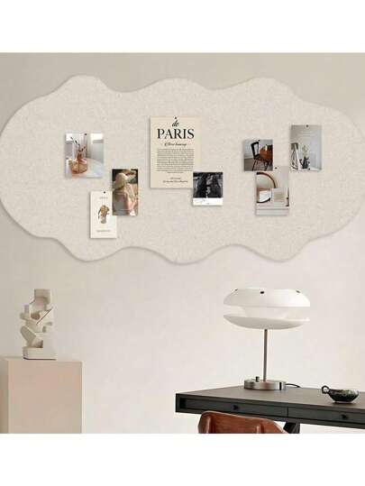 SHEIN [1包] 异形毛毡板照片墙装饰展示板软木板背景板文化墙羊毛毡墙贴照片墙