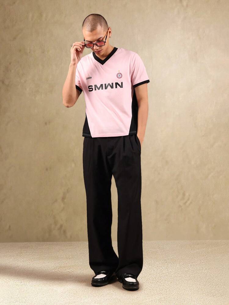 Vintage Retro Ringer Style Baseball Inspired Streetwear Aesthetic T-Shirt