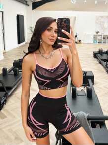 Innovista Seamless Workout Gym Sets Sports High Support Quick Dry Daily Athleisure Yoga Pilates HIIT Training Biker Tights Activewear Fall Structured Clothes Bra Booty Scrunch Shorts Comfort Movement Squat Proof Functional Mesh Breathable Tummy Control Compression Cardio Boxing Cycling Running Outdoor Exercise Healthy TT Viral IG Reel Ready FYP INSTA OOTD