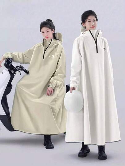 SHEIN ファッション高品質メンズ レディース 厚手レインコート 防水レインポンチョ マルチファンクション 自転車 オートバイ 電動自転車 乗車用 レインコート サイクリング用レインコート フード付き 防風 レインコート モビリティスクーター用 ファッションレインコート レディースレインコート メンズレインコート レインコート アウトドア 夏涼しい、ビーチ、旅行