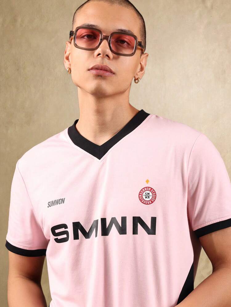 Vintage Retro Ringer Style Baseball Inspired Streetwear Aesthetic T-Shirt