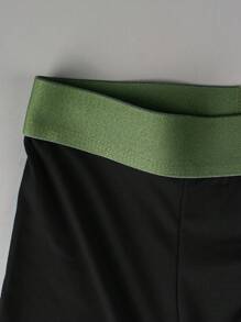 Snug Zone 7 条装青少年男孩简约撞色腰带平角内裤 - 黑色 - 查看 4