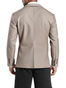 brave soul Checked Blazer, Grey - Grey - View 3