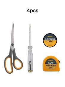 24pcs Steel Household Tool Box Set, Tool Kit For DIY, Necessities For Daily Decoration And Maintenance, Creative Gift For Ladies 1 Set Home Manual Tool Set, Electrical Hardware Repair Tool, Home Multi-Functional Vehicle Combination Toolbox Set,Tools For Men - Yellow - View 5