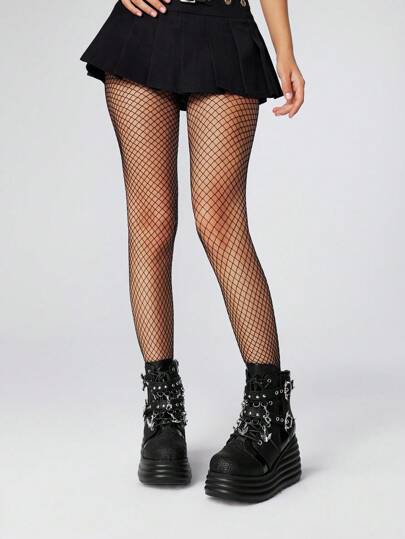 Goth Women's 2025 New Arrival Punk Round Toe Buckle Thick Sole Ankle Boots, Black, Autumn/Winter