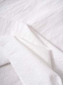 Rusticease Women's Solid Color Round Neck Asymmetric Hem Camisole - White - View 9