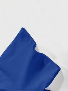 ROMWE MEN Street Life Men's Character Punk Printed Short Sleeve T-Shirt, Suitable For Everyday Wear - Royal Blue - View 5
