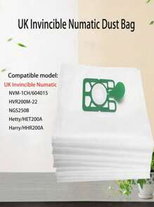 2/5/10pcs For British Purifier Numatic Henry Vacuum Cleaner Accessories Dust Bag NVM-1CH Filter Bag, Suitable For Models NVM-1CH/604015 NOS250B HVR200M-22 Hetty HET200A Harry HHR200A - White - View 8