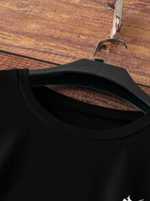 Galloping Horse Pattern Casual Women Short Sleeve T-Shirt