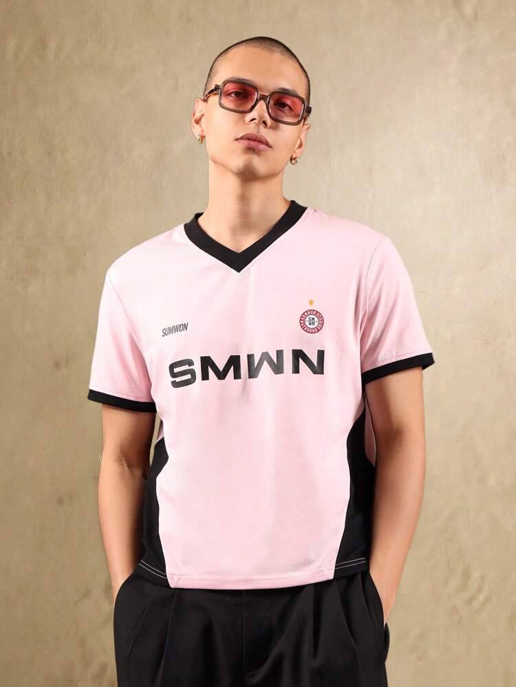Vintage Retro Ringer Style Baseball Inspired Streetwear Aesthetic T-Shirt