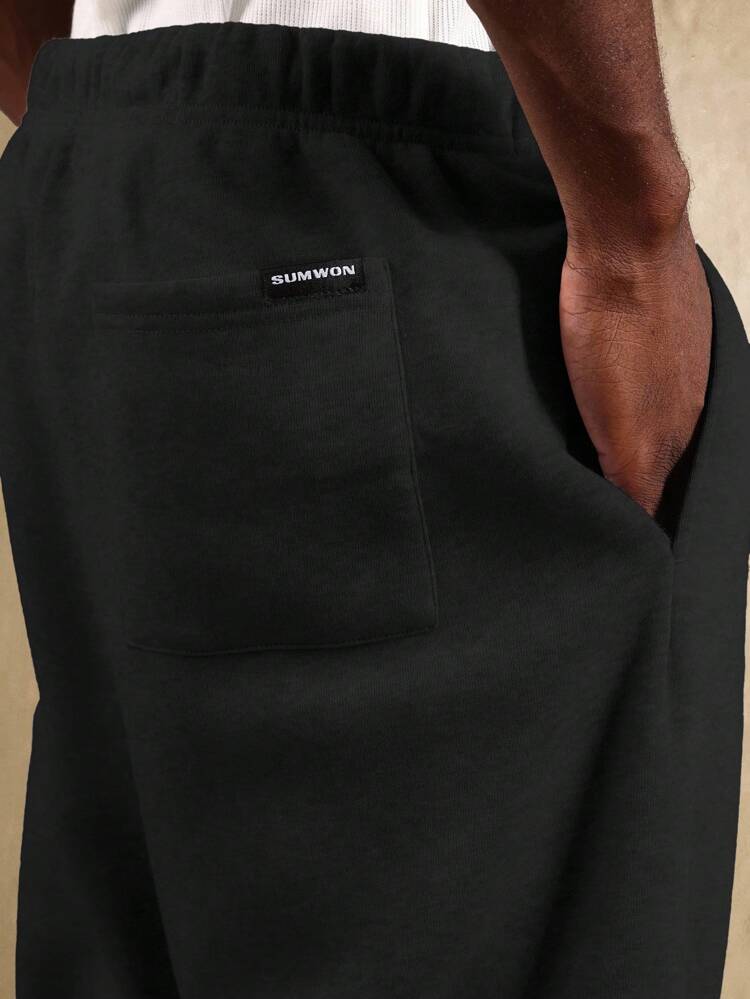 Essential Essential Drop Crotch Oversized Comfortable Relaxed Fit Jogger Sweatpants