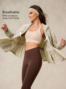 OutZeal 轻便防水立领风衣户外夹克徒步露营 - 綠色 - 查看 5